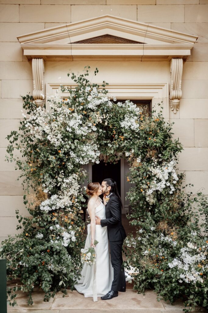 The Promise wedding chapel near carmel indiana with flowers