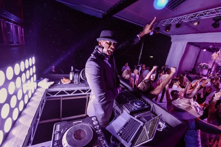 The Promise chapel wedding with amazing DJ